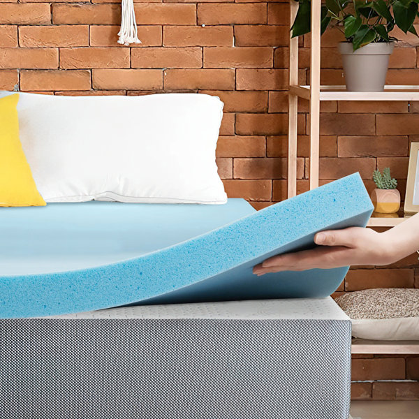 Alwyn Home 1" Gel Memory Foam Mattress Topper & Reviews Wayfair